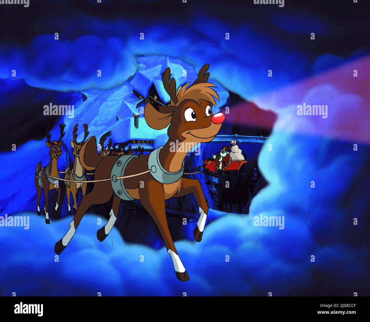 RUDOLPH, RUDOLPH THE RED-NOSED REINDEER, 1998 Stock Photo
