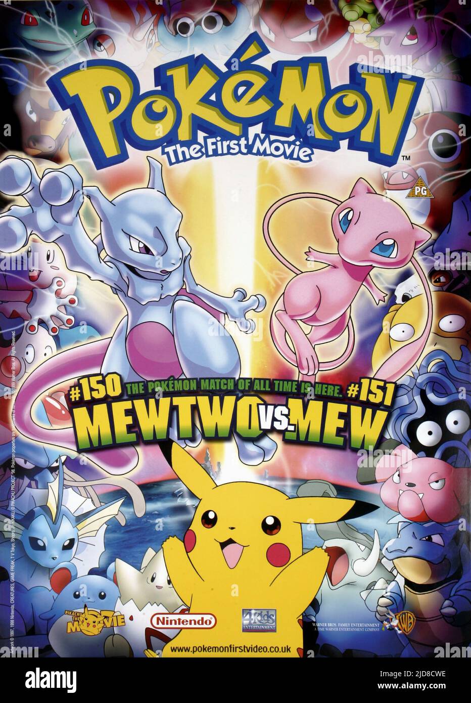  Pokemon the First Movie - Mewtwo vs. Mew [DVD] : Animated:  Movies & TV