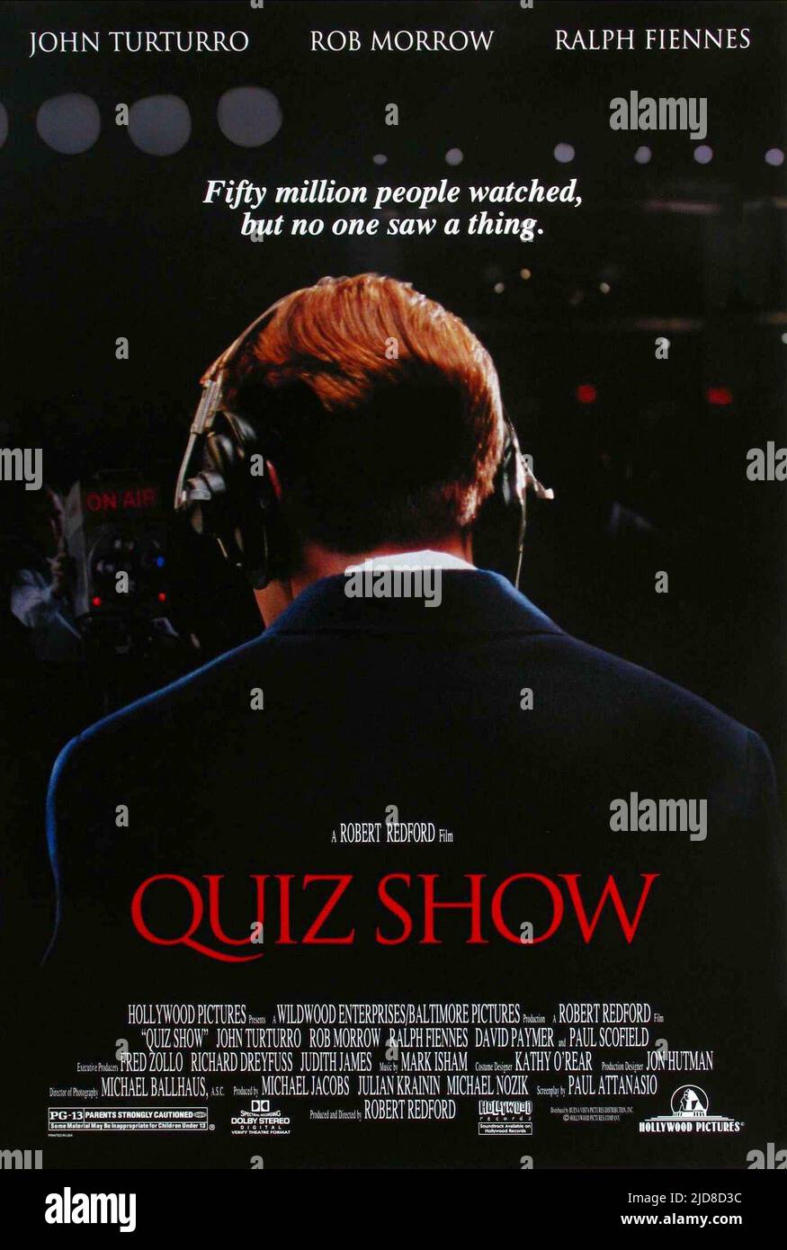 FILM POSTER, QUIZ SHOW, 1994 Stock Photo Alamy