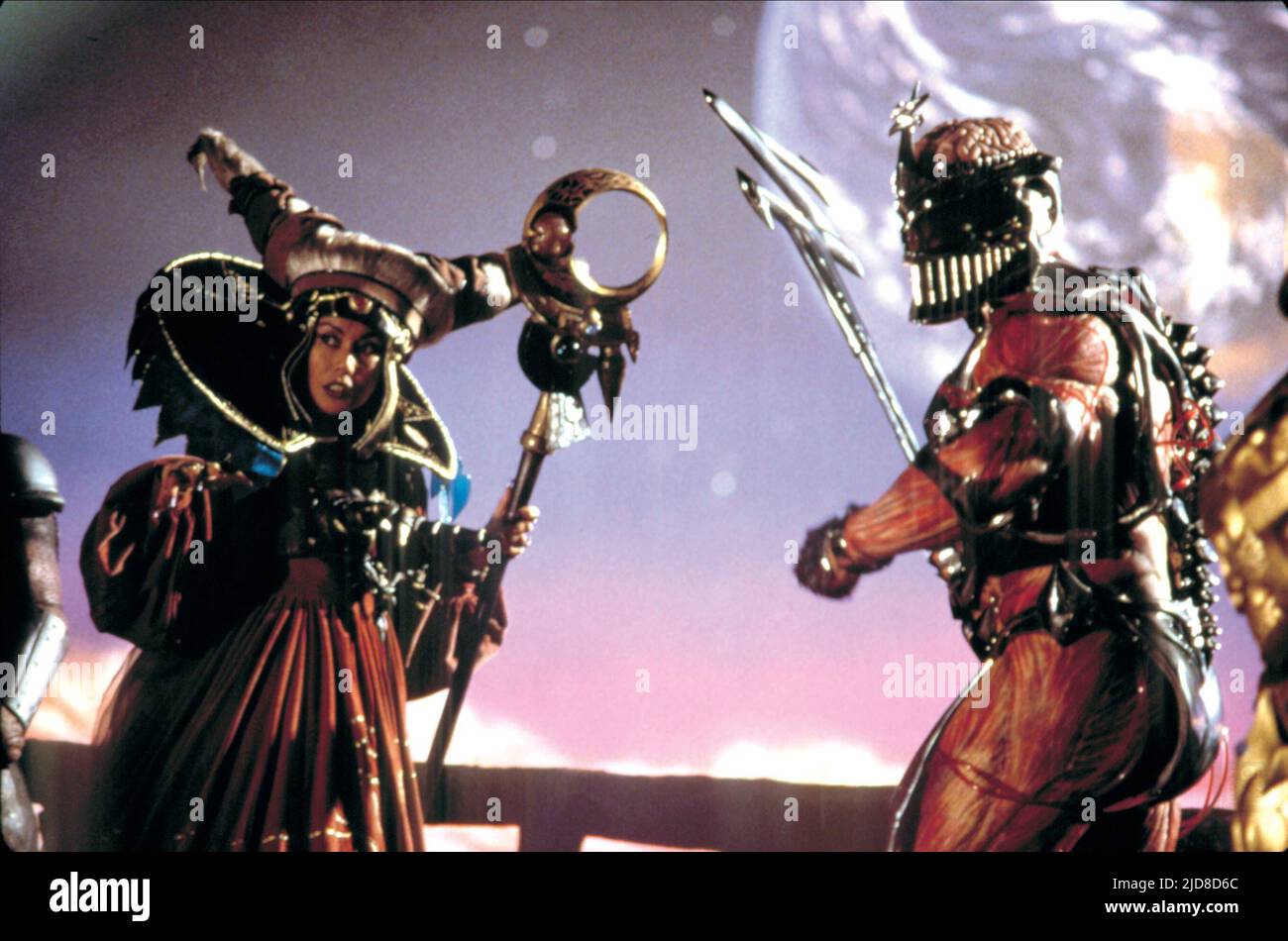 CORTEZ,GINTHER, MIGHTY MORPHIN POWER RANGERS: THE MOVIE, 1995 Stock Photo