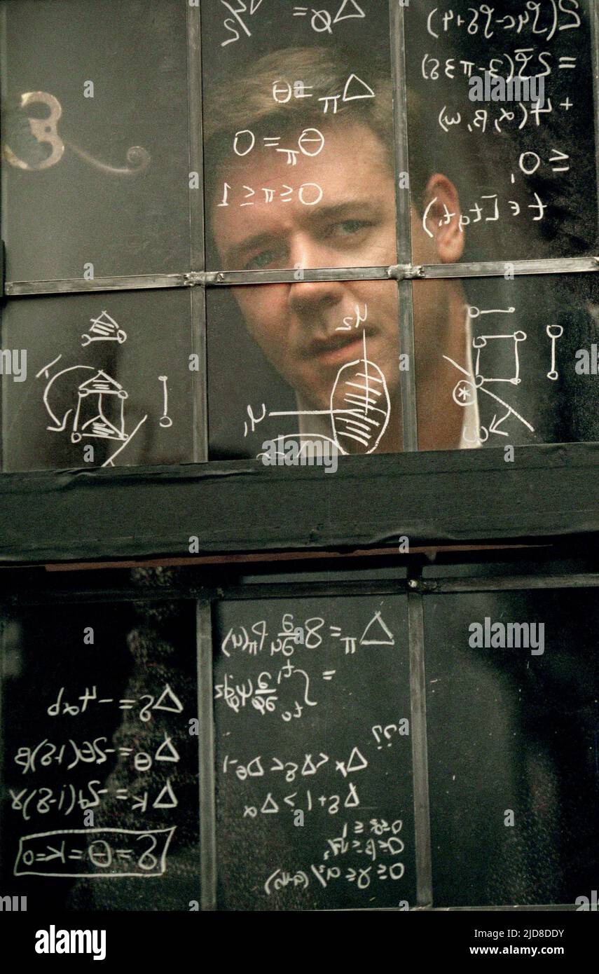 RUSSELL CROWE, A BEAUTIFUL MIND, 2001, Stock Photo