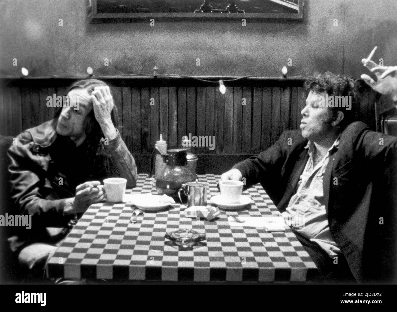 tom waits coffee and cigarettes COFFEE AND CIGARETTES IGGY POP, TOM WAITS Date: 2003 Stock Photo