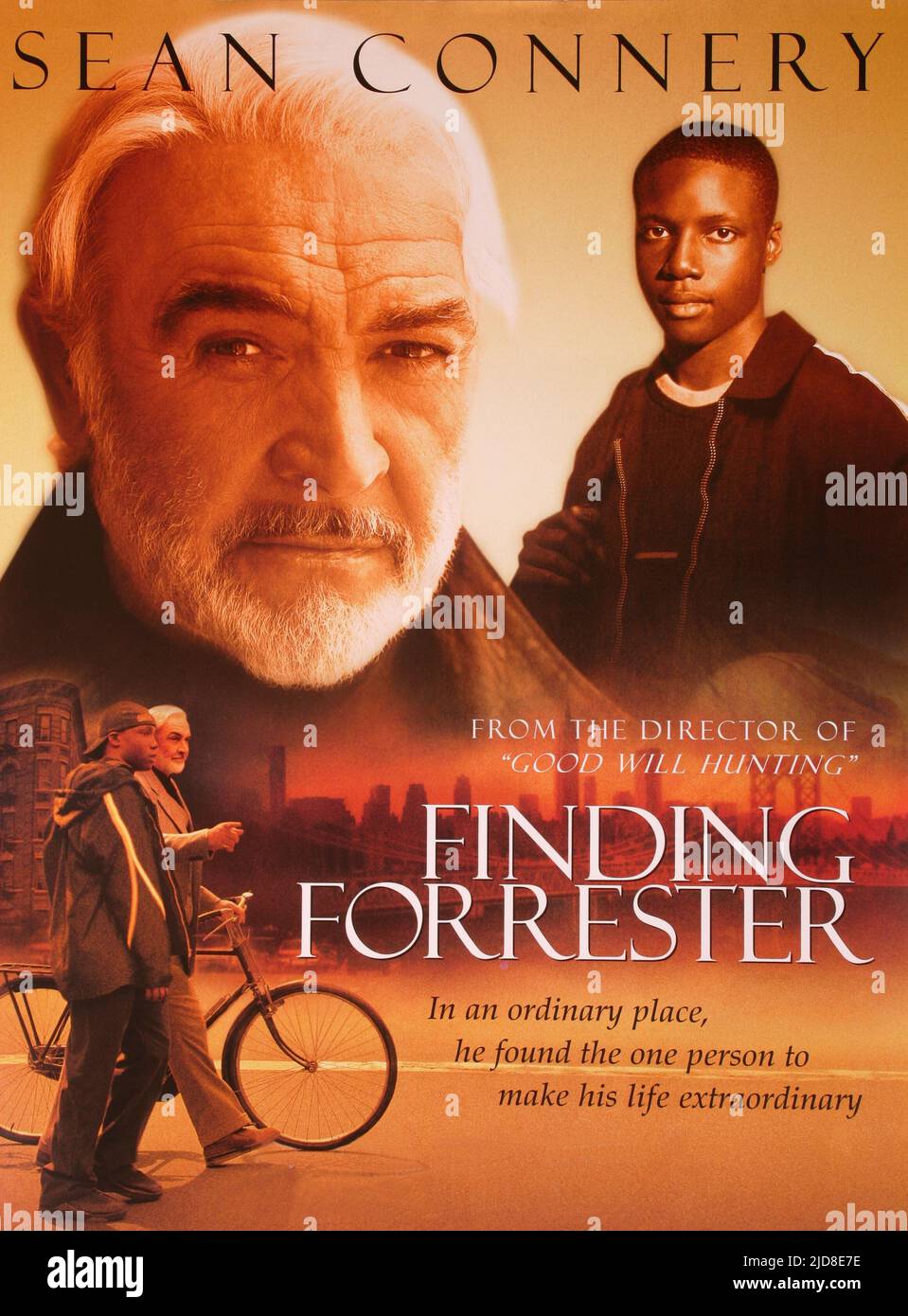 CONNERY,POSTER, FINDING FORRESTER, 2000, Stock Photo