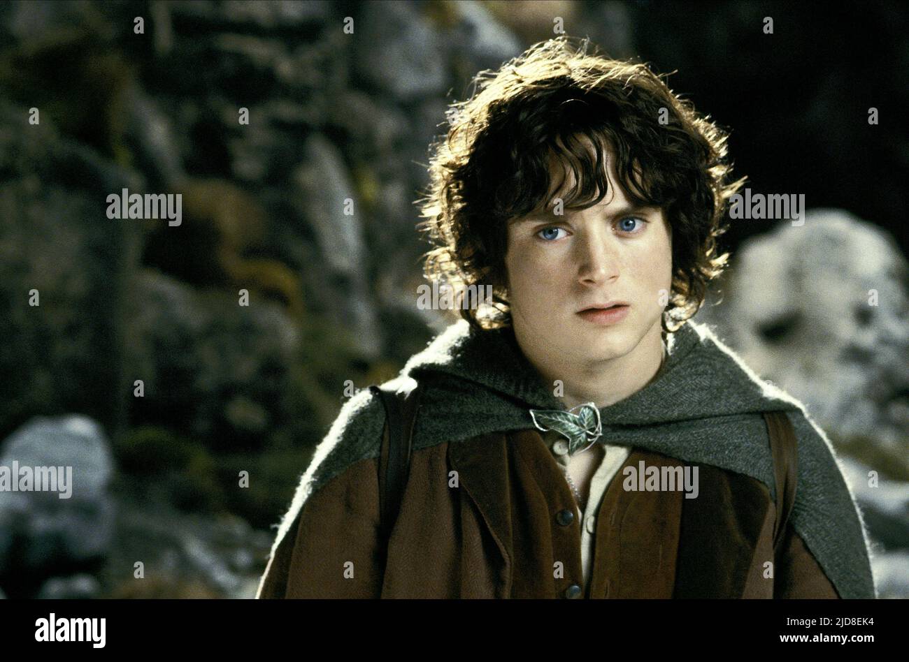 ELIJAH WOOD, THE LORD OF THE RINGS: THE TWO TOWERS, 2002, Stock Photo