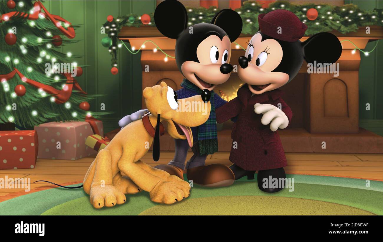 PLUTO,MOUSE,MOUSE, MICKEY'S TWICE UPON A CHRISTMAS, 2004 Stock Photo - Alamy