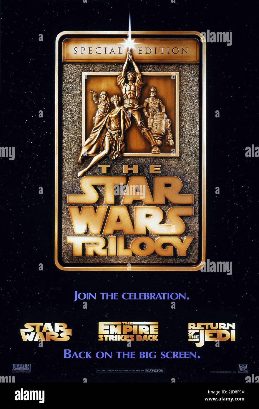 MOVIE POSTER, STAR WARS TRILOGY, 2005, Stock Photo