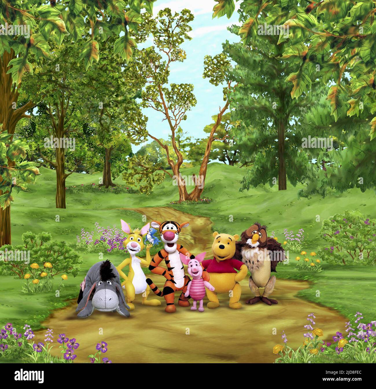 EEYORE,RABBIT,TIGGER,PIGLET,POOH,OWL, THE BOOK OF POOH, 2001 Stock ...