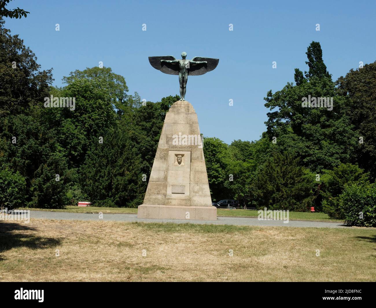 Berlin Lilienthal memorial Stock Photo Alamy