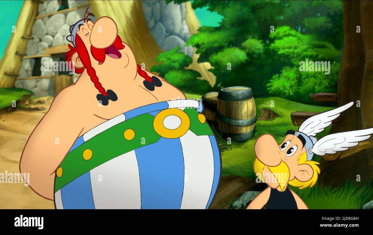OBELIX,ASTRIX, ASTERIX AND THE VIKINGS, 2006, Stock Photo