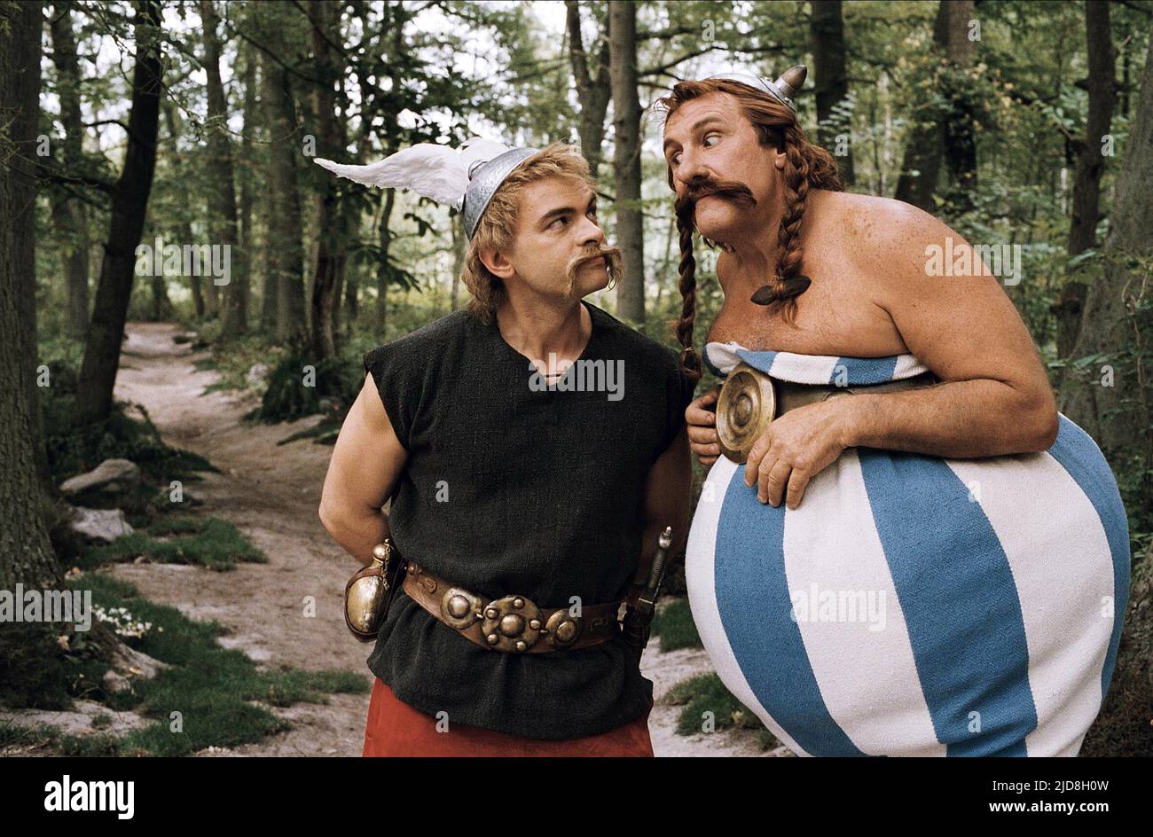 CORNILLAC,DEPARDIEU, ASTERIX AT THE OLYMPIC GAMES, 2008, Stock Photo