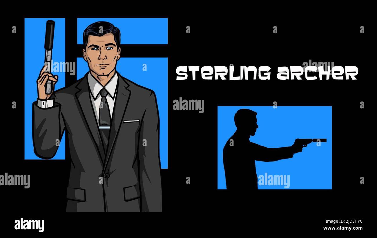 STERLING ARCHER POSTER, ARCHER, 2009 Stock Photo Alamy