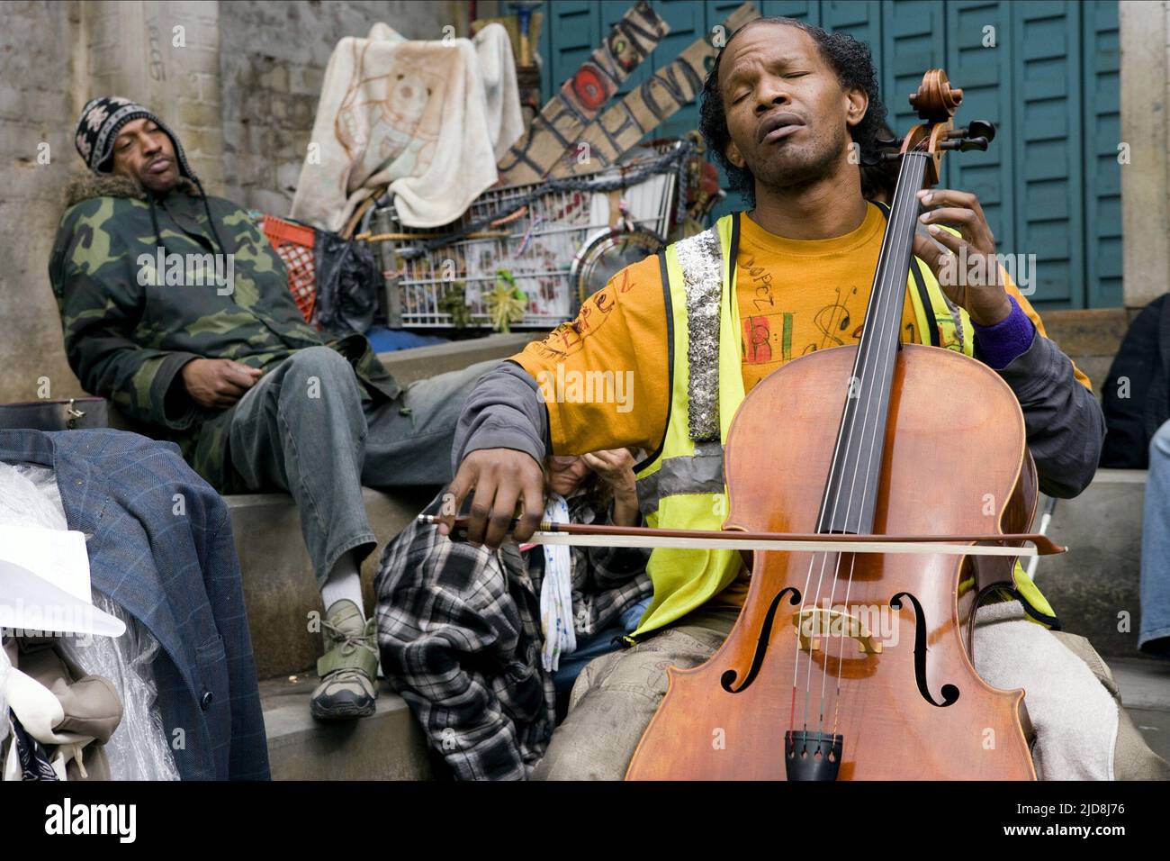 JAMIE FOXX, THE SOLOIST, 2009, Stock Photo