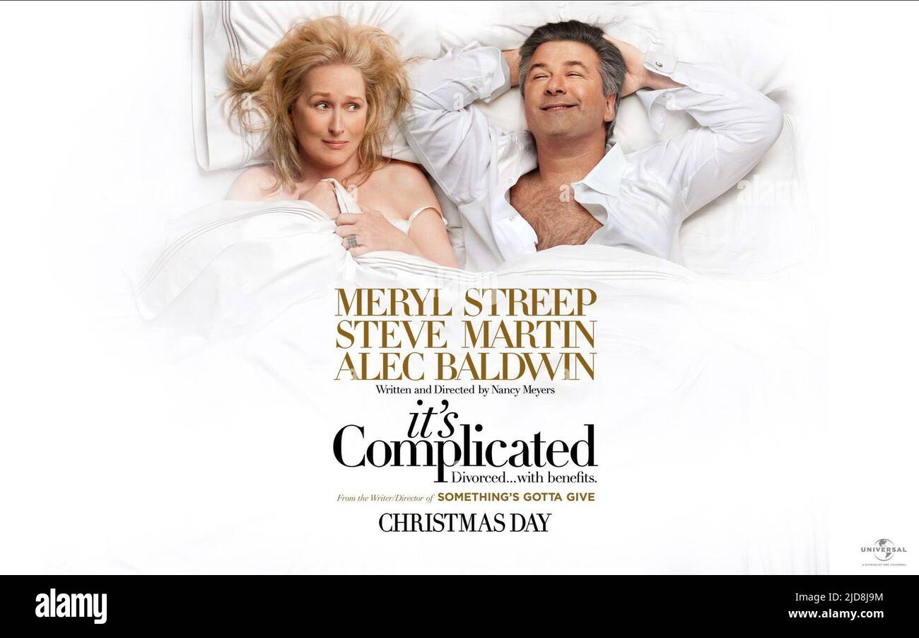 STREEP,POSTER, IT'S COMPLICATED, 2009, Stock Photo