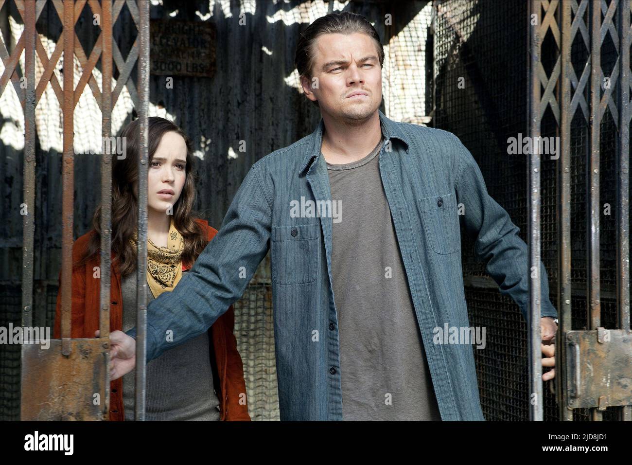 PAGE,DICAPRIO, INCEPTION, 2010, Stock Photo