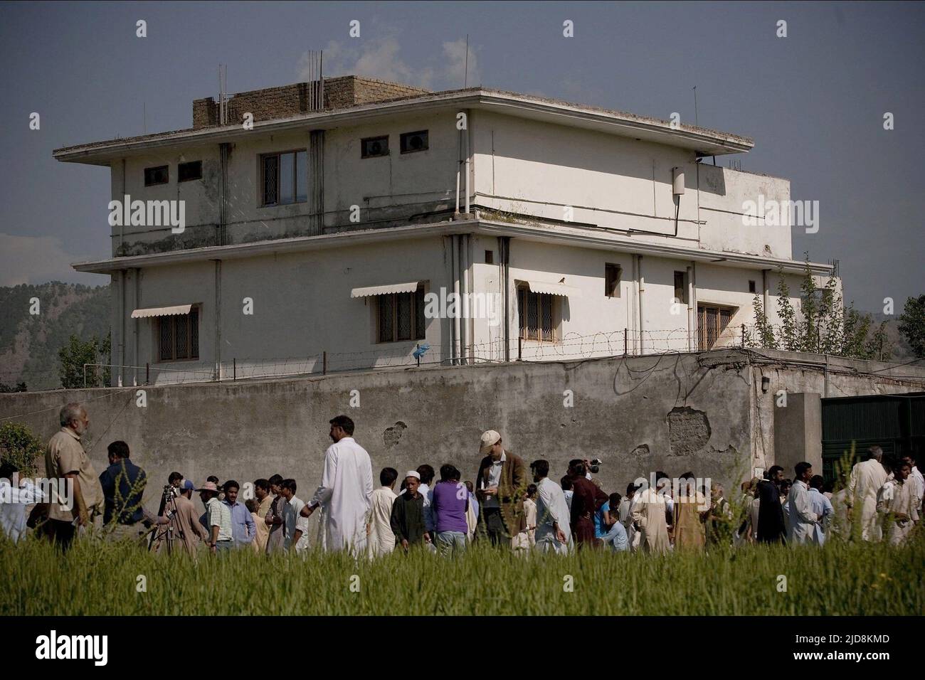 Osama bin laden abbottabad compound hi-res stock photography