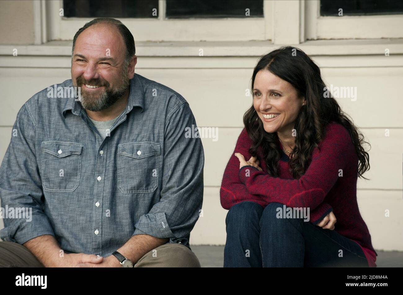 GANDOLFINI,LOUIS-DREYFUS, ENOUGH SAID, 2013, Stock Photo