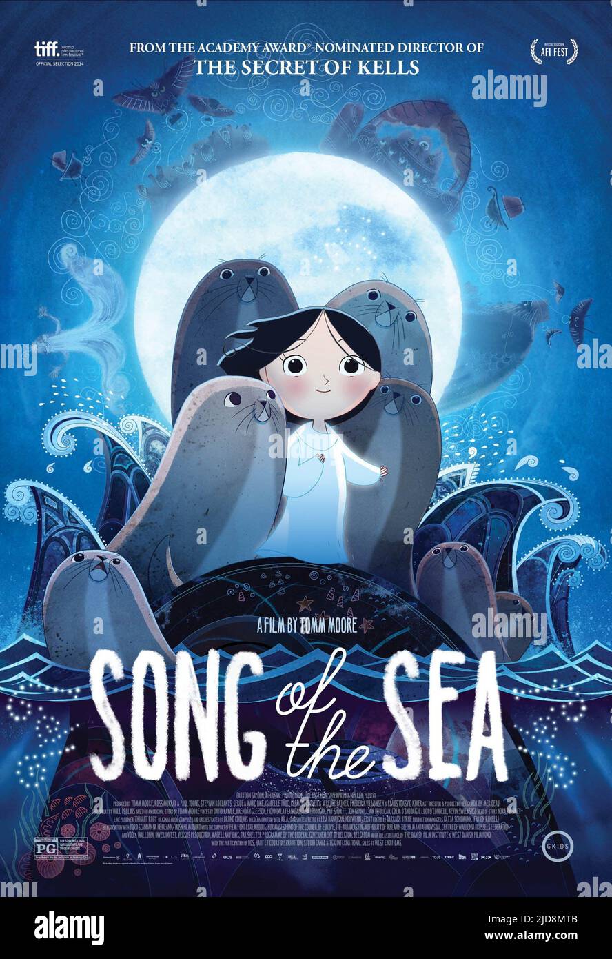 SAOIRSE POSTER, SONG OF THE SEA, 2014, Stock Photo