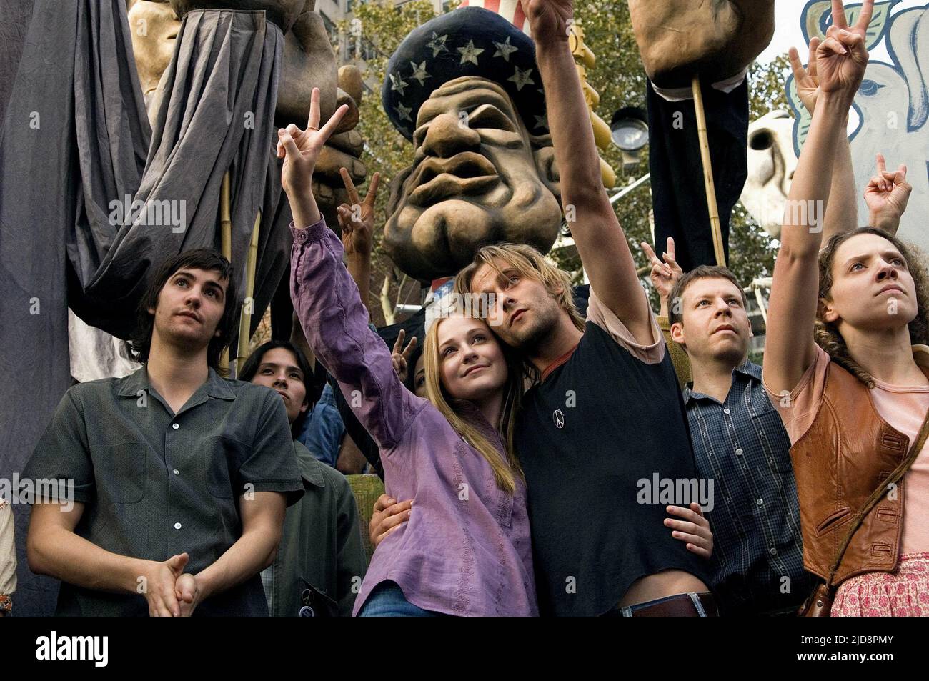 STURGESS,WOOD,ANDERSON, ACROSS THE UNIVERSE, 2007, ©SONY PICTURES Stock Photo