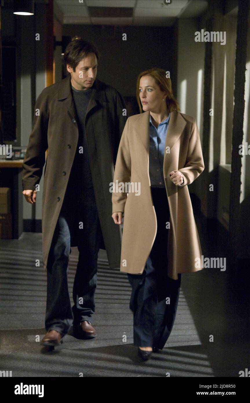 DUCHOVNY,ANDERSON, THE X FILES: I WANT TO BELIEVE, 2008, Stock Photo