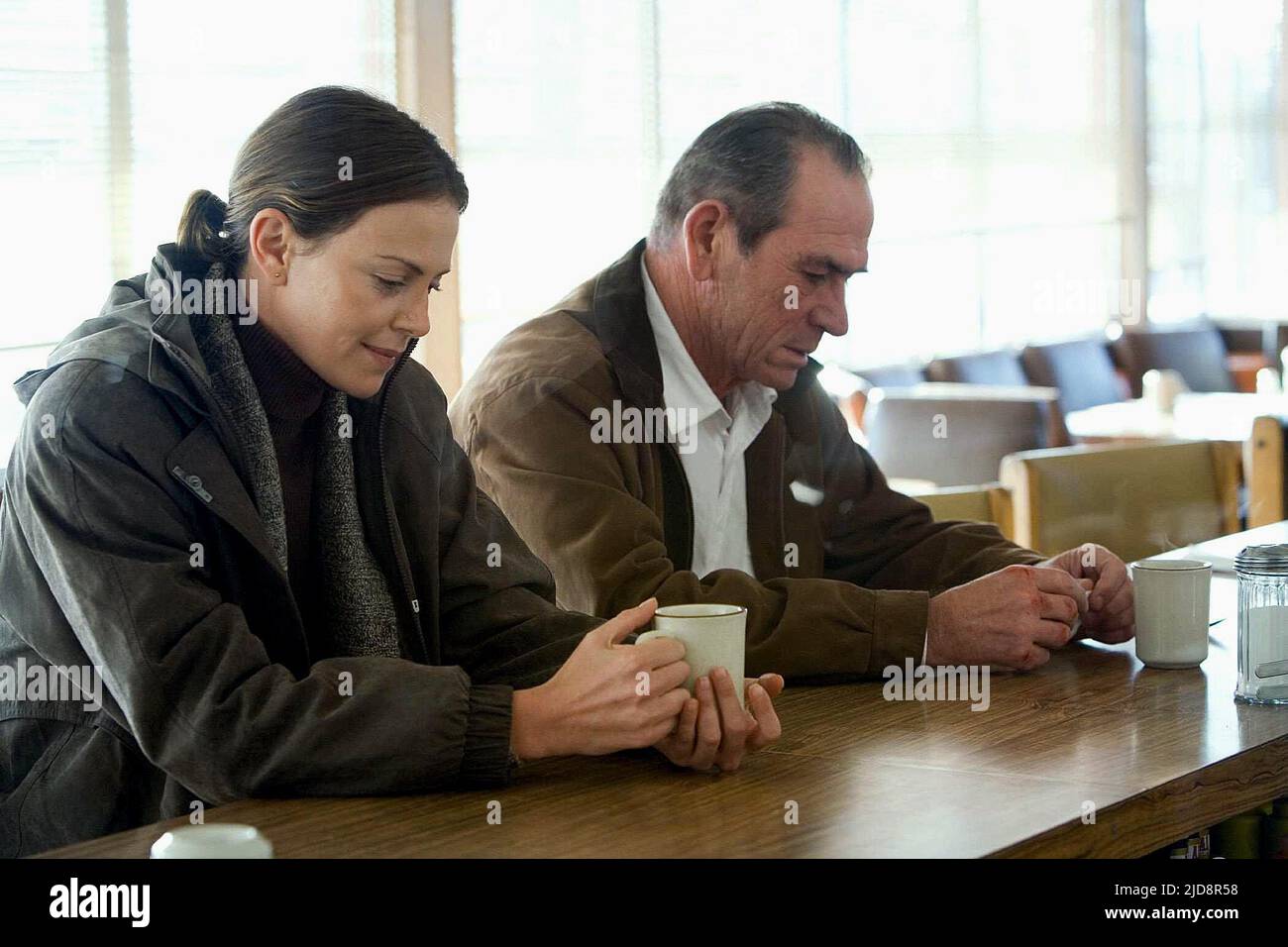 THERON,JONES, IN THE VALLEY OF ELAH, 2007, Stock Photo