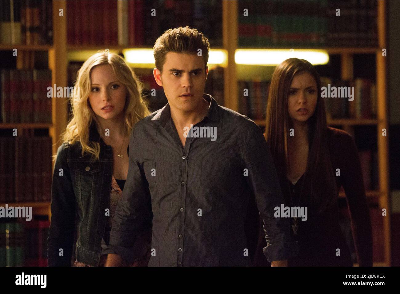 ACCOLA,WESLEY,DOBREV, THE VAMPIRE DIARIES, 2009, Stock Photo