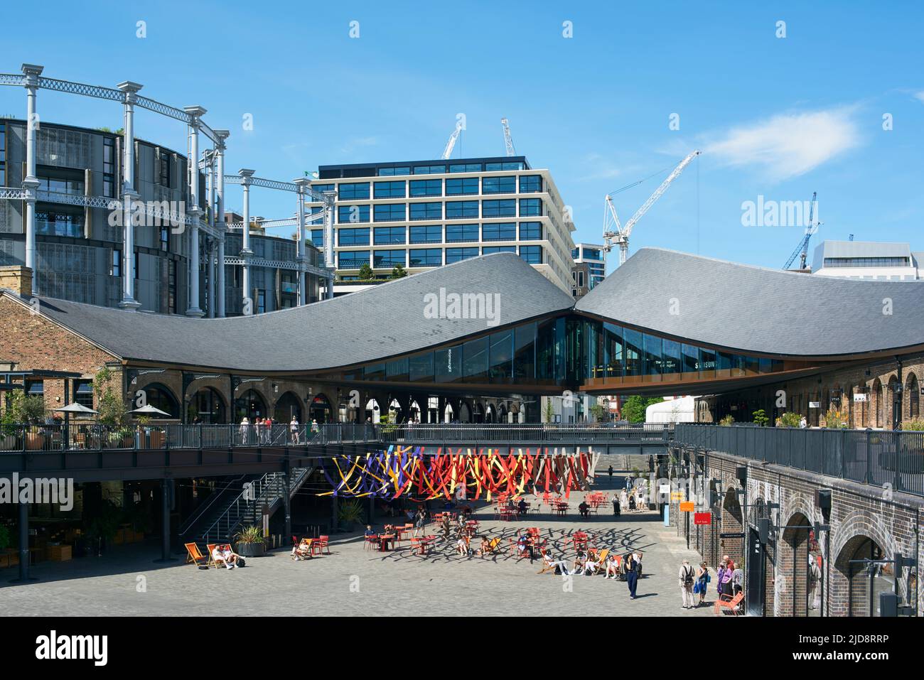 The newly completed Coal Drops Yard shopping centre at King's Cross, North London UK Stock Photo