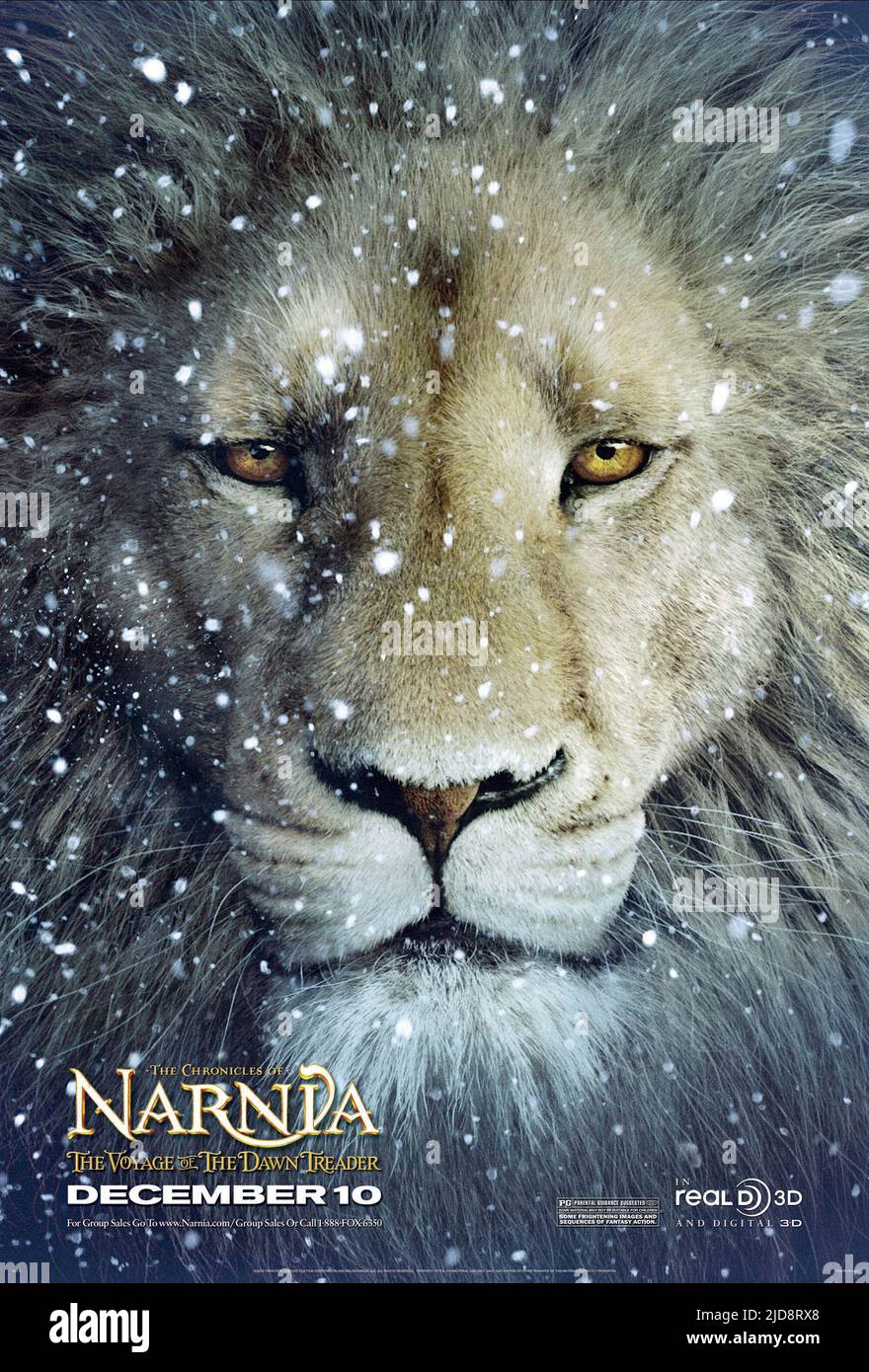 ASLAN, THE CHRONICLES OF NARNIA: THE VOYAGE OF THE DAWN TREADER, 2010, Stock Photo