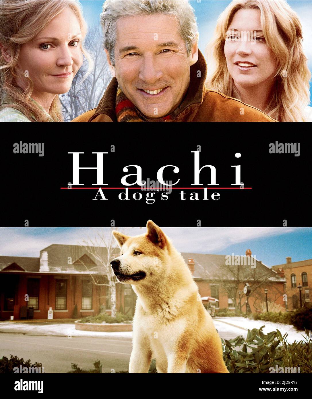 ALLEN,GERE,ROEMER,POSTER, HACHIKO: A DOG'S STORY , 2009, Stock Photo
