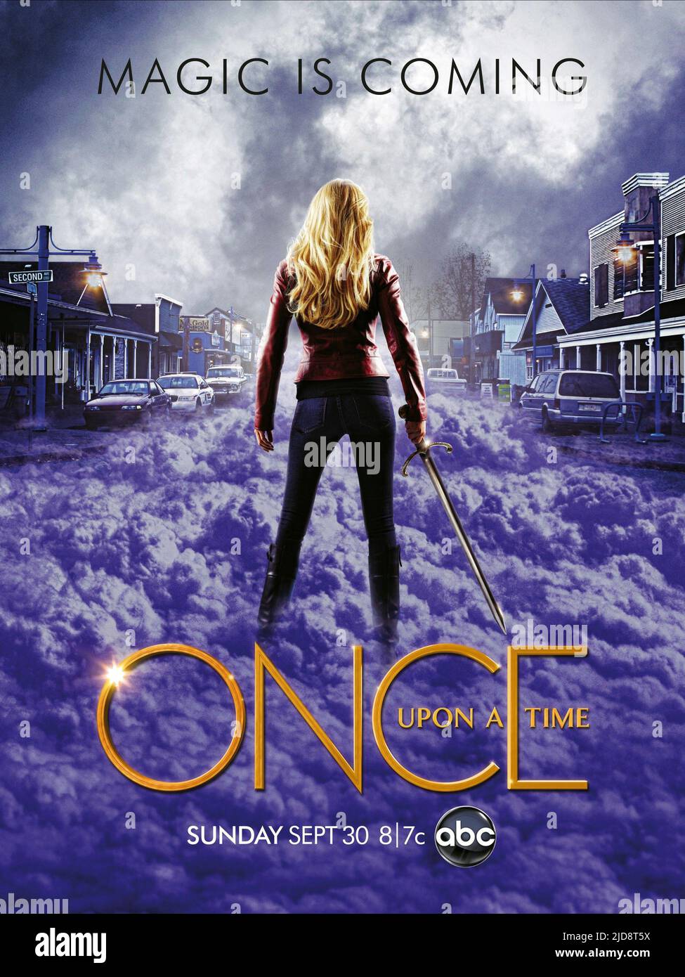 JENNIFER MORRISON POSTER, ONCE UPON A TIME, 2011, Stock Photo