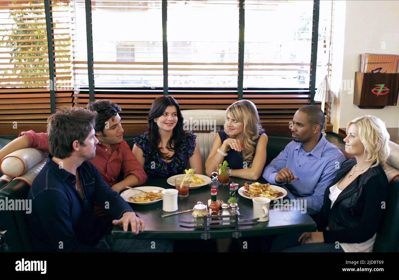 KNIGHTON,PALLY,WILSON,COUPE,JR.,CUTHBERT, HAPPY ENDINGS, 2011, Stock Photo