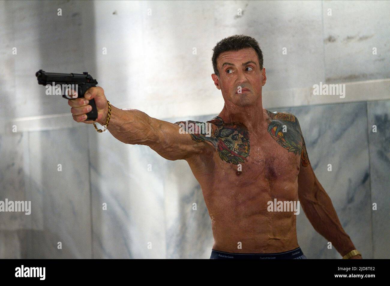 SYLVESTER STALLONE, BULLET TO THE HEAD, 2012, Stock Photo