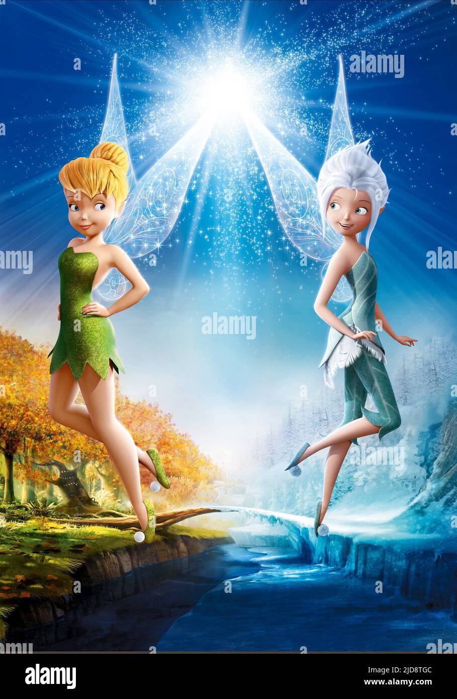 BELL,PERIWINKLE, TINKERBELL AND THE SECRET OF THE WINGS, 2012, Stock Photo
