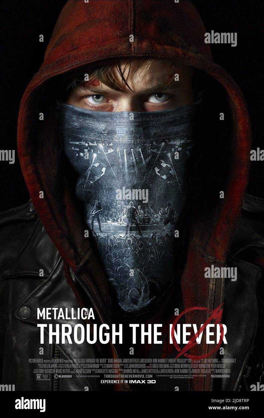DANE DEHAAN POSTER, METALLICA: THROUGH THE NEVER, 2013, Stock Photo