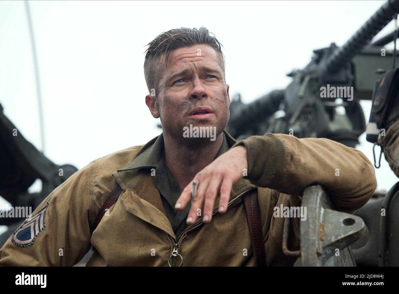 BRAD PITT, FURY, 2014 Stock Photo - Alamy