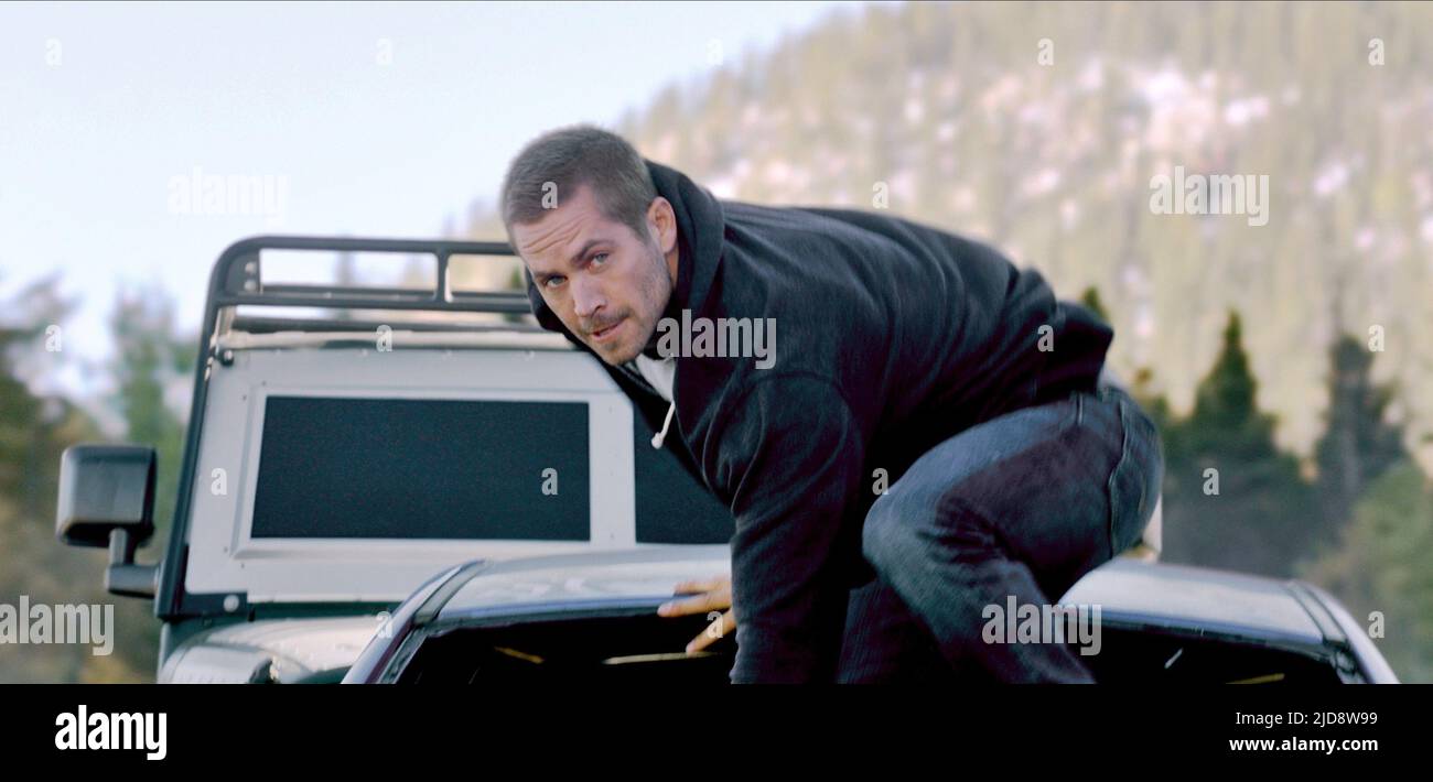 PAUL WALKER, FAST and FURIOUS 7, 2015, Stock Photo