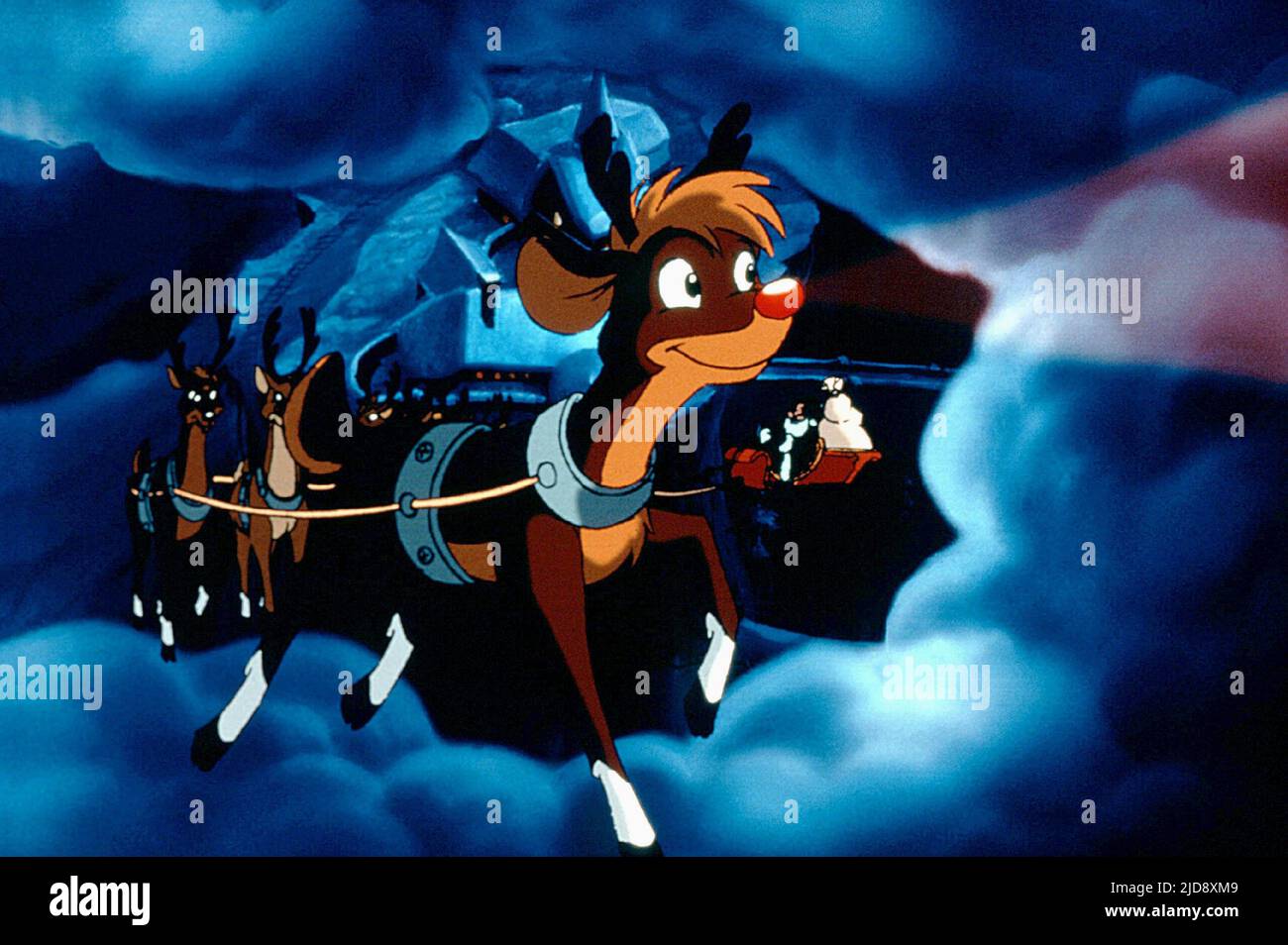 RUDOLPH, RUDOLPH THE RED-NOSED REINDEER, 1998, Stock Photo