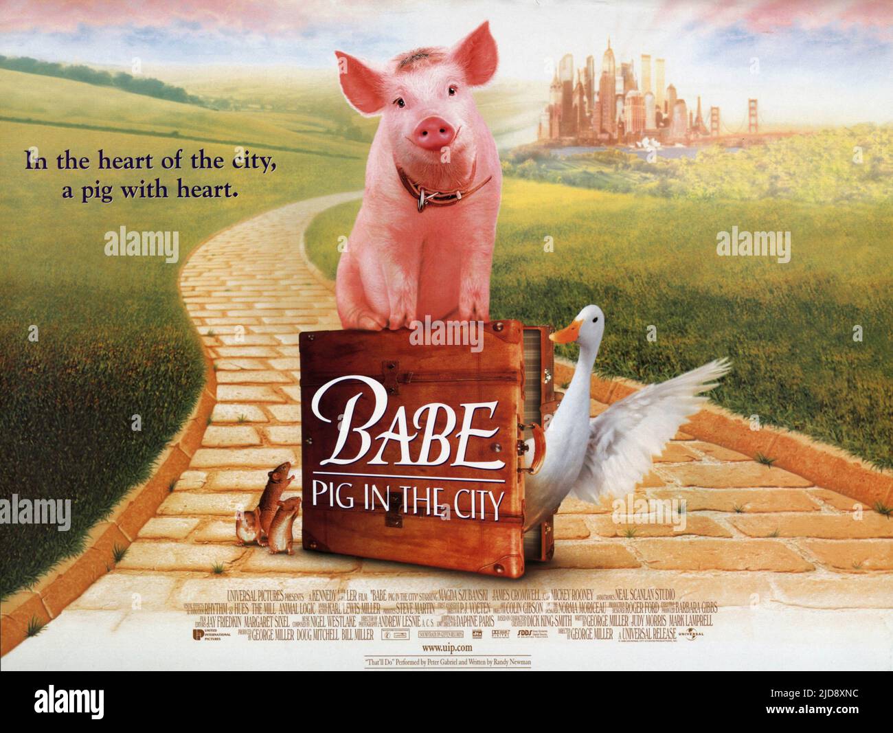 BABE,POSTER, BABE: PIG IN THE CITY, 1998, Stock Photo