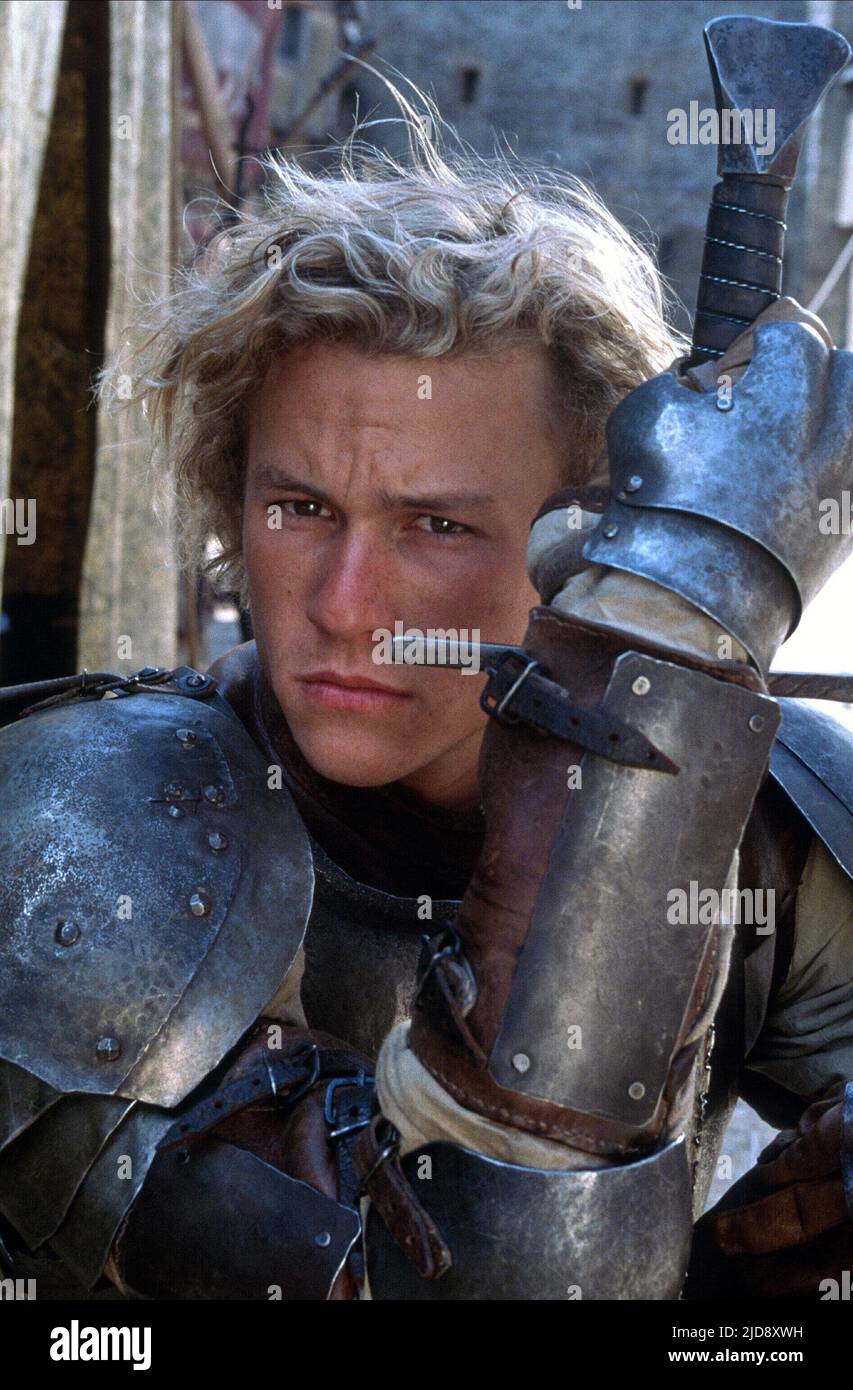 HEATH LEDGER, A KNIGHT'S TALE, 2001, Stock Photo