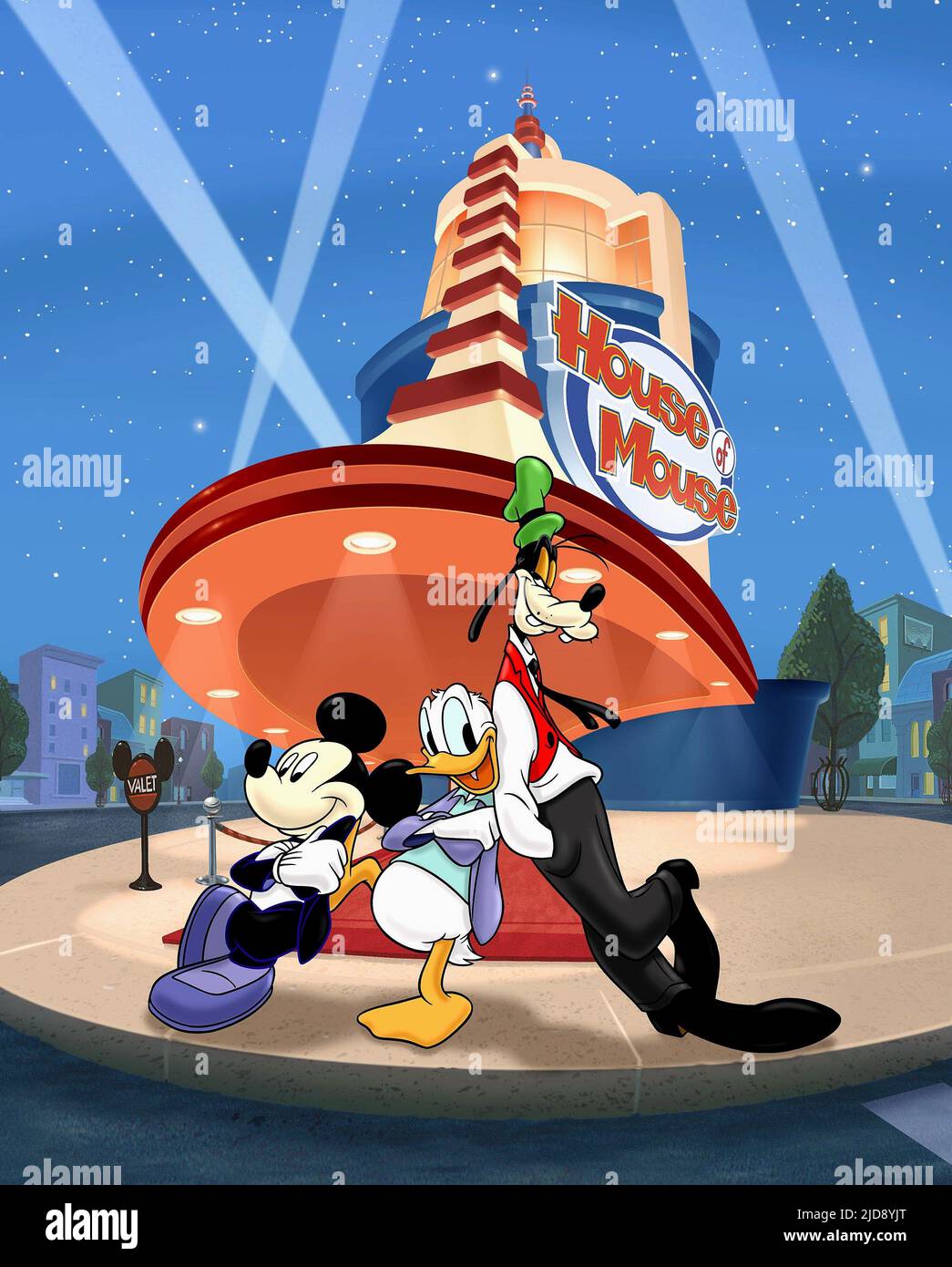 MOUSE,DUCK,GOOFY, HOUSE OF MOUSE, 2001, Stock Photo
