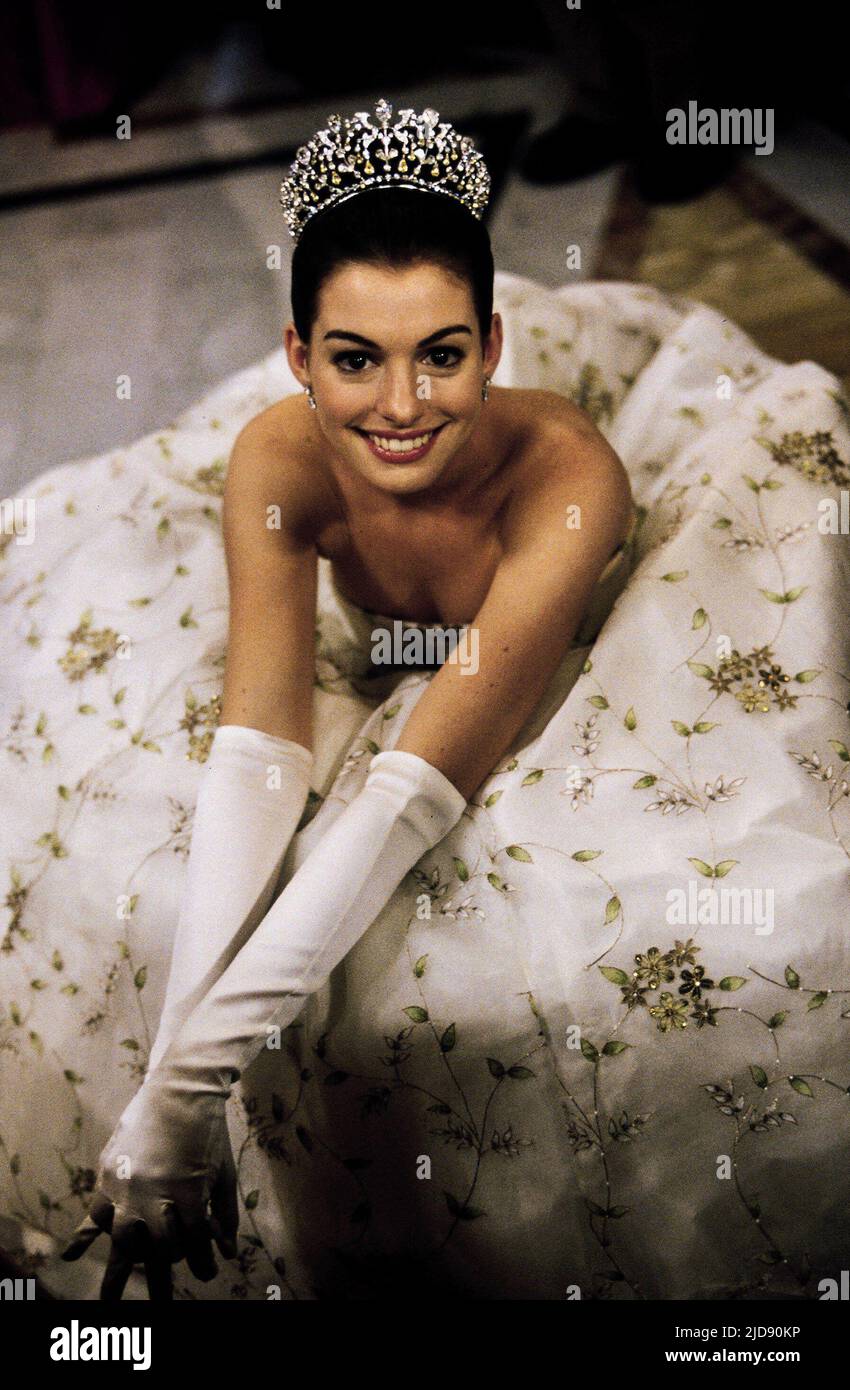 ANNE HATHAWAY, THE PRINCESS DIARIES, 2001, Stock Photo