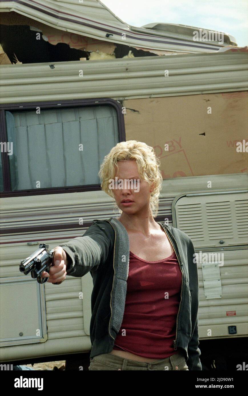 CHARLIZE THERON, TRAPPED, 2002, Stock Photo