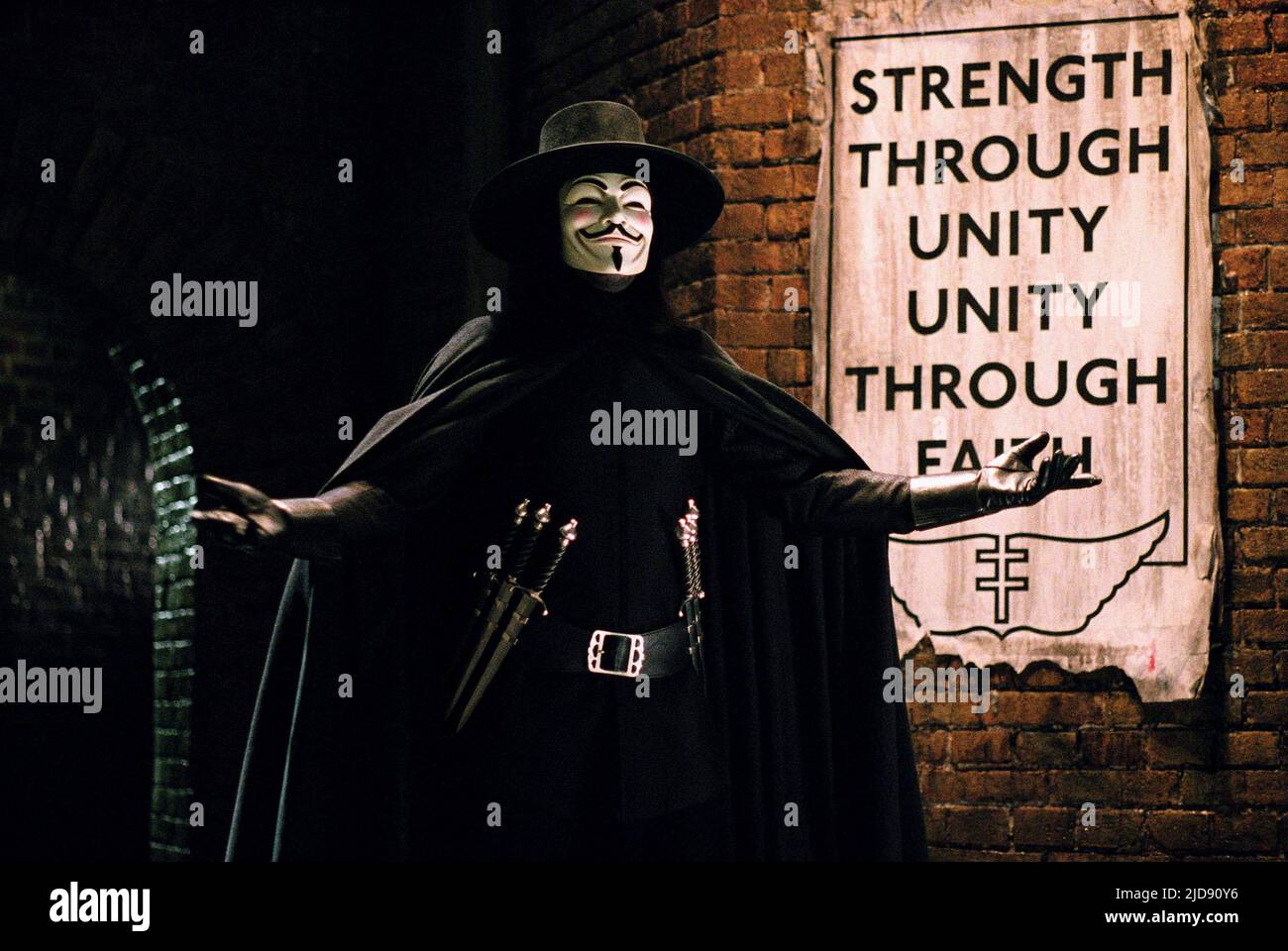 V for vendetta 2005 hugo weaving hi-res stock photography and images - Alamy