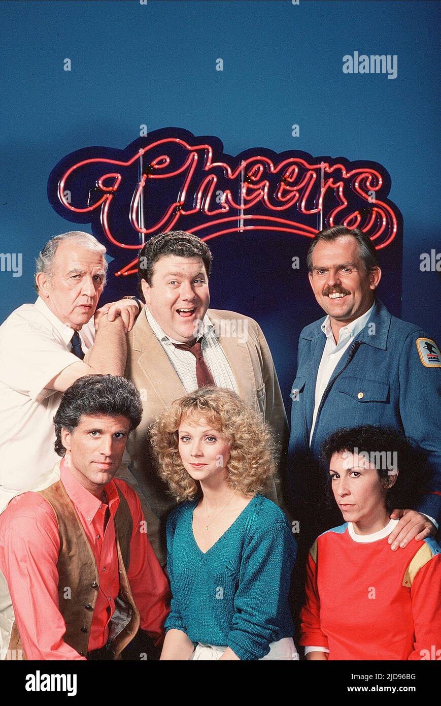 CHEERS CAST, CHEERS, 1982, Stock Photo