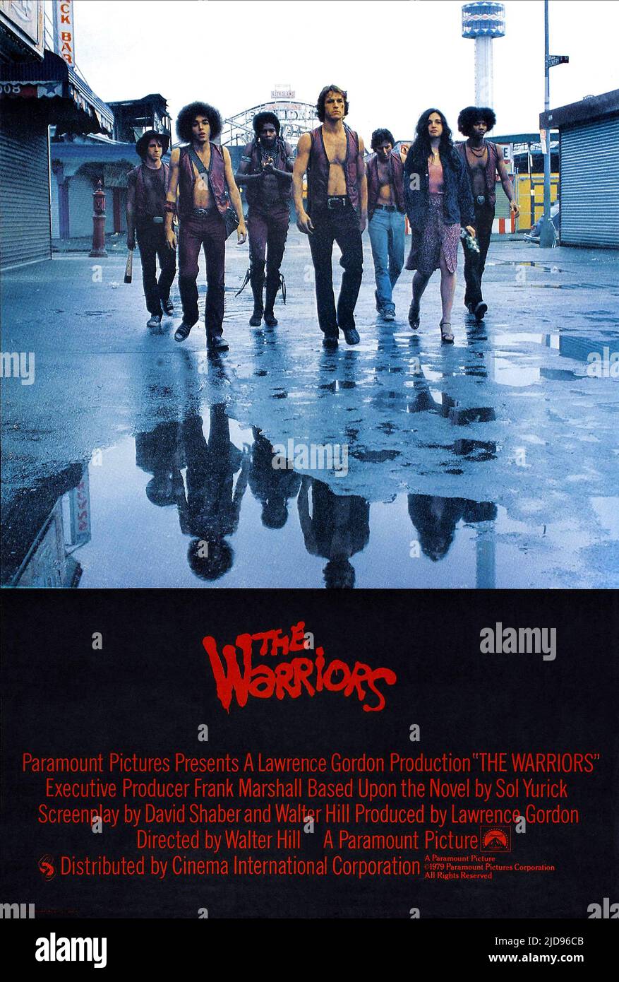 MOVIE POSTER, THE WARRIORS, 1979, Stock Photo