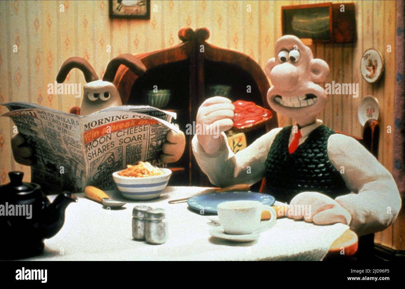 GROMIT,WALLACE, A GRAND DAY OUT, 1989 Stock Photo Alamy