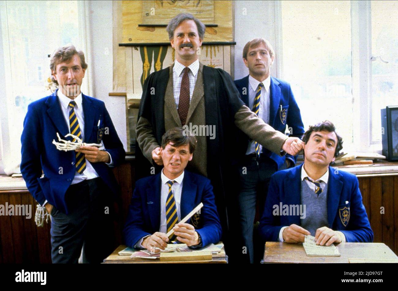 IDLE,PALIN,CLEESE,JONES, MONTY PYTHON'S THE MEANING OF LIFE, 1983, Stock Photo