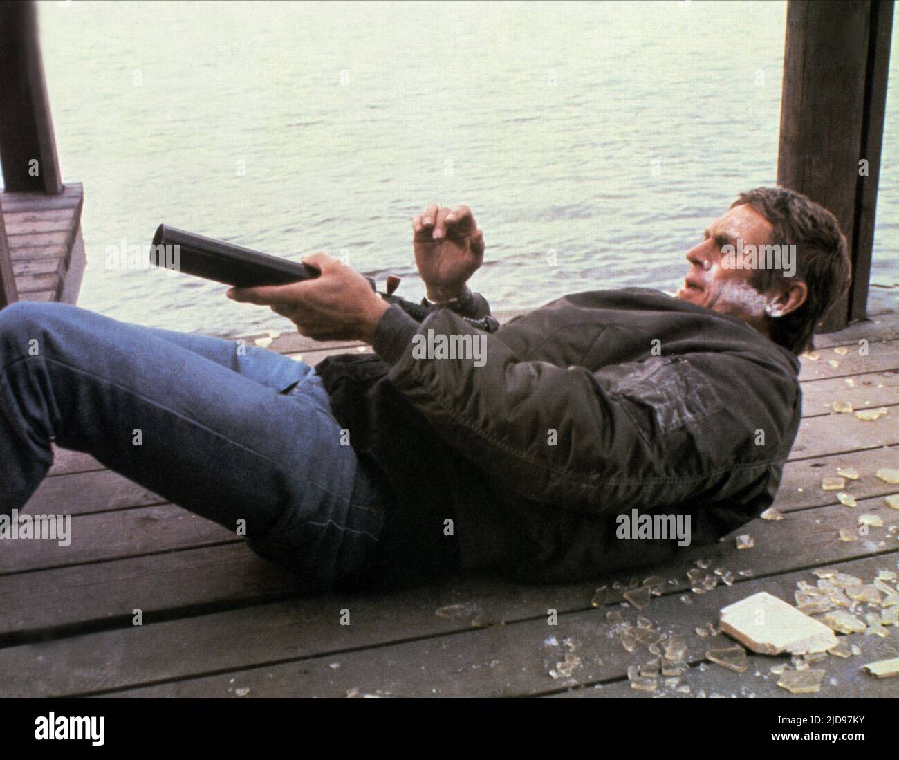 STEVE MCQUEEN, THE HUNTER, 1980, Stock Photo