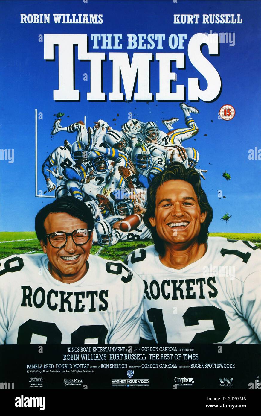 WILLIAMS,POSTER, THE BEST OF TIMES, 1986 Stock Photo - Alamy