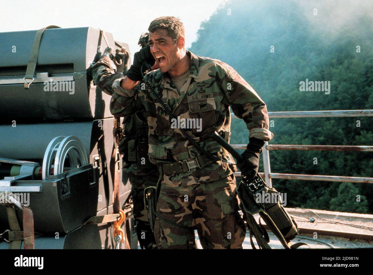 GEORGE CLOONEY, THE PEACEMAKER, 1997, Stock Photo