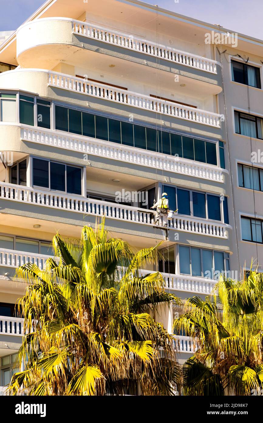 Cape Town, South Africa May 12, 2022 Art Deco Apartment building on